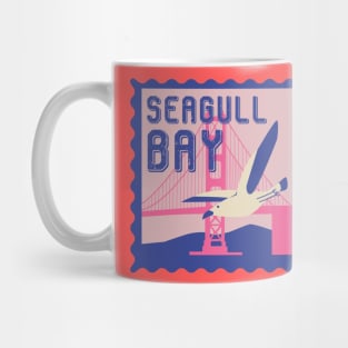 Seagull Bay Vintage Stamp Mug